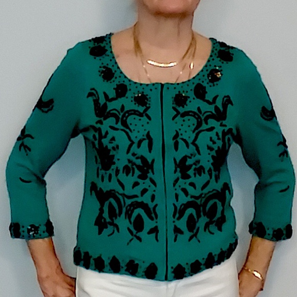 Anthropologie beaded cardigan Lane